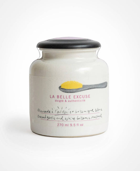 Roasted Garlic and White Balsamic Mustard