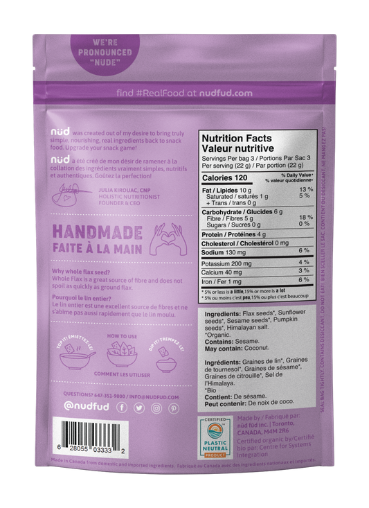 Keto Simple Seed Flax Crackers