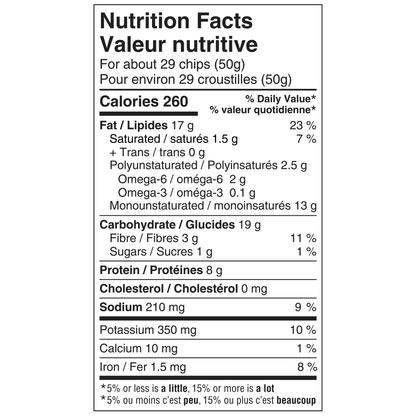 Peacasa Sea Salt Chickpea Chips Full Size Bag 🇨🇦