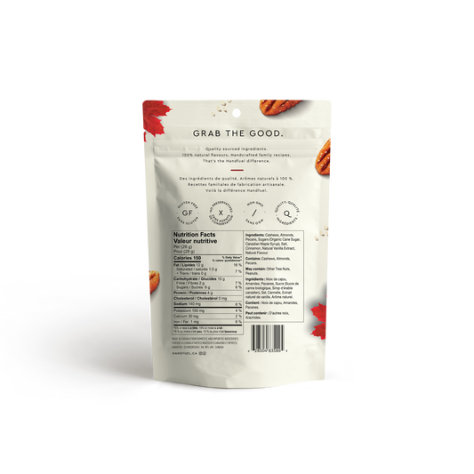 Canadian Maple Deluxe Mixed Nuts 12 x 120g: 12 PACK