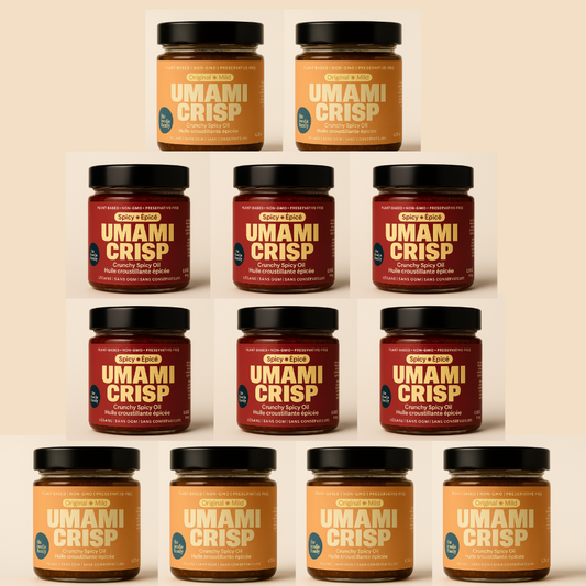 Umami Crisp – Original & Spicy Duo (12-pack Split Case)