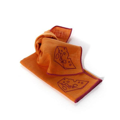 Linen Blend Napkins - Cheese (Set of 2)