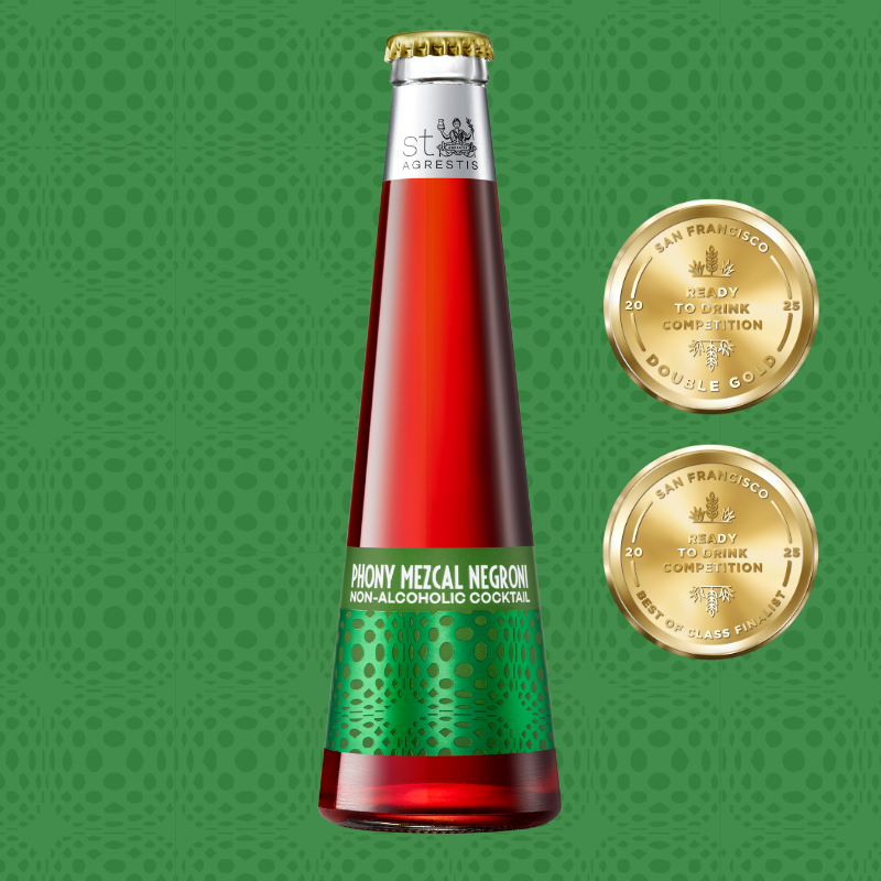St. Agrestis Non-Alcoholic Phony Mezcal Negroni.: Individual Bottles
