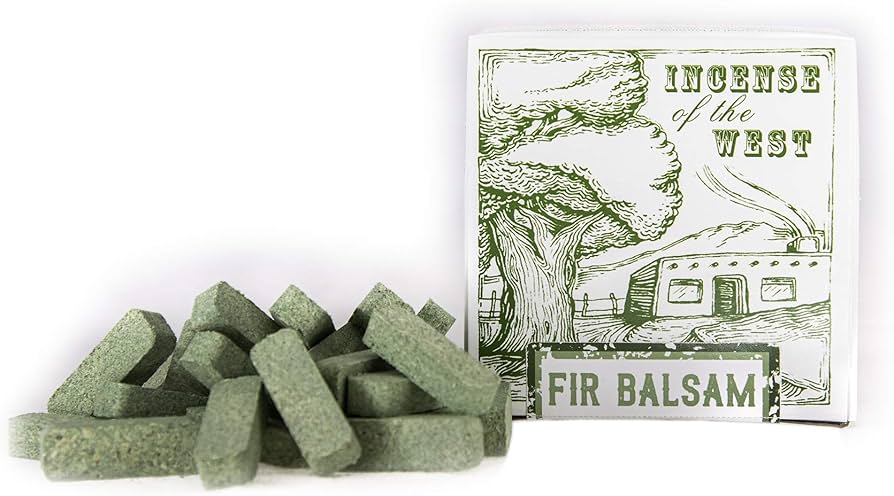Incense of the West - Fir Balsam Wood Bricks (40 count)