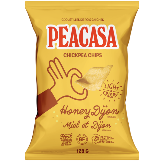 Peacasa Honey Dijon Chickpea Chips Full Size Bag 🇨🇦