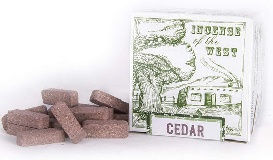 Incense of the West - Cedar Wood Bricks (40 count)