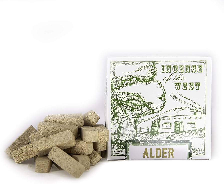 Incense of the West — Alder Incense Bricks (40 Count)