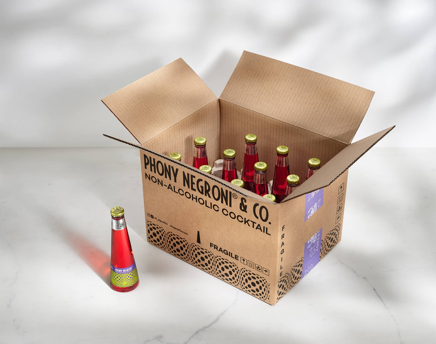 St. Agrestis Non-Alcoholic Phony Negroni®.: Individual Bottles