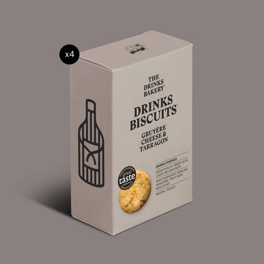 Gruyère Cheese & Tarragon Drinks Biscuits 110g