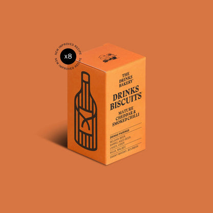 Drinks Biscuits - Mature Cheddar & Smoked Chilli 36g