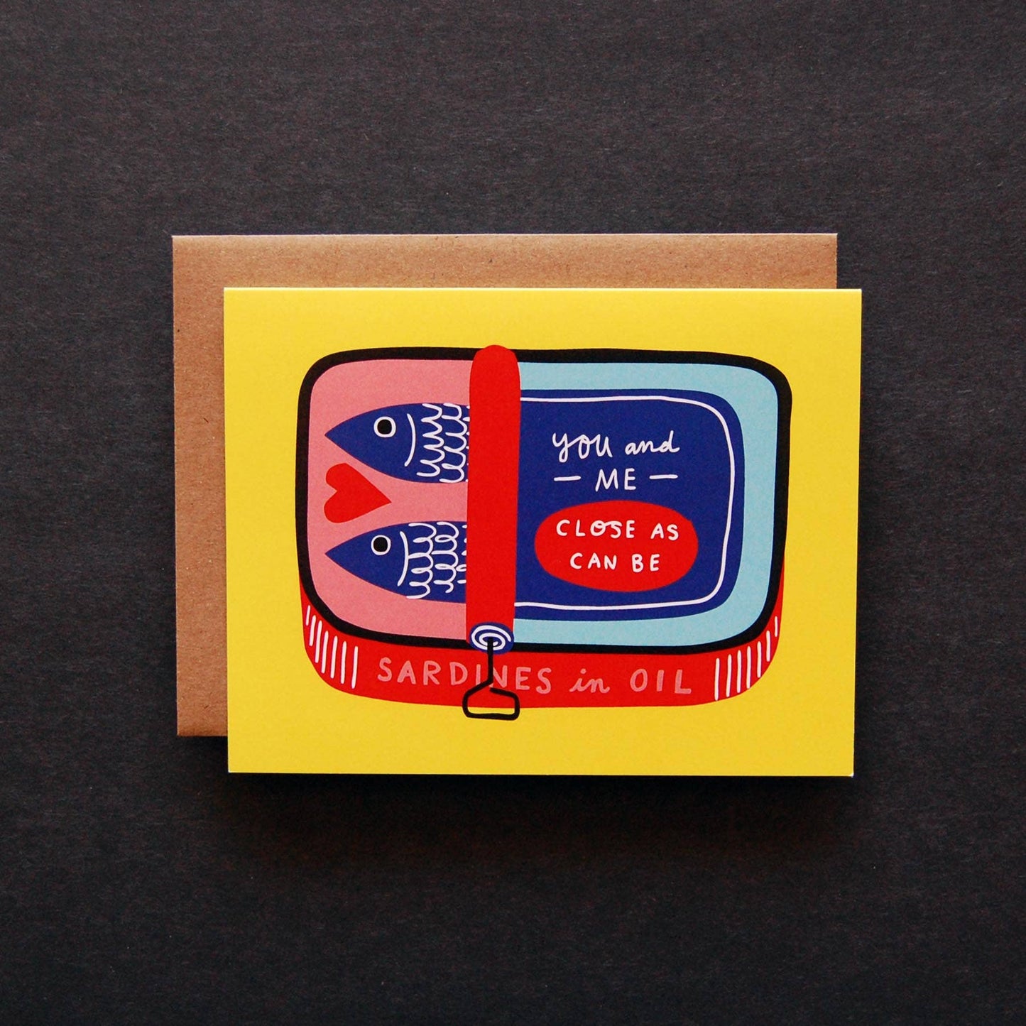 Sardines Love & Friendship Card