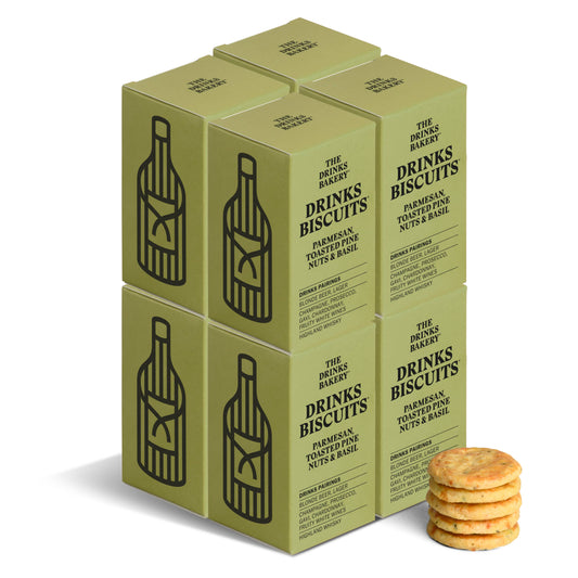 Drinks Biscuits - Parmesan Cheese & Sweet Basil 36g