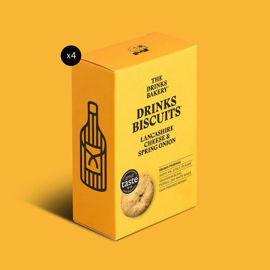 Drinks Biscuits - Lancashire Cheese & Spring Onion 110g