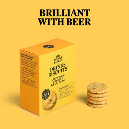 Drinks Biscuits - Lancashire Cheese & Spring Onion 110g