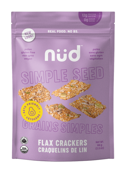 Keto Simple Seed Flax Crackers