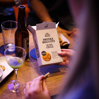Gruyère Cheese & Tarragon Drinks Biscuits 110g