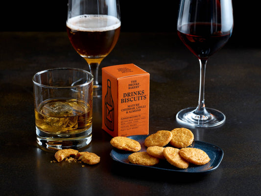 Drinks Biscuits - Mature Cheddar & Smoked Chilli 110g