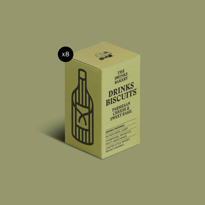 Drinks Biscuits - Parmesan Cheese & Sweet Basil 36g
