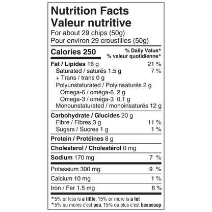 Peacasa Salt & Vinegar Chickpea Chips Full Size Bag 🇨🇦