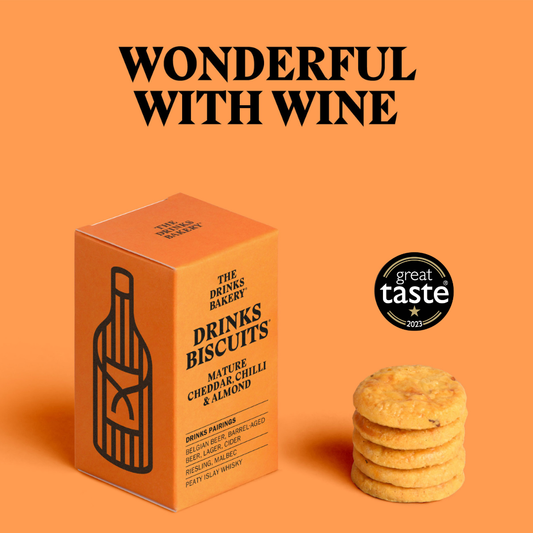 Drinks Biscuits - Mature Cheddar & Smoked Chilli 36g