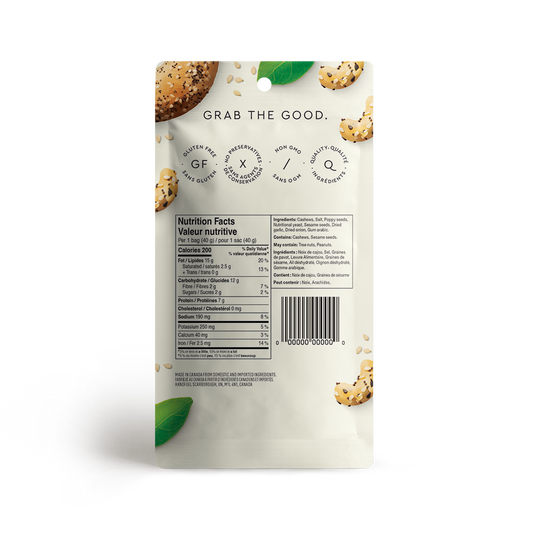 Everything Bagel Cashews 40g X 12