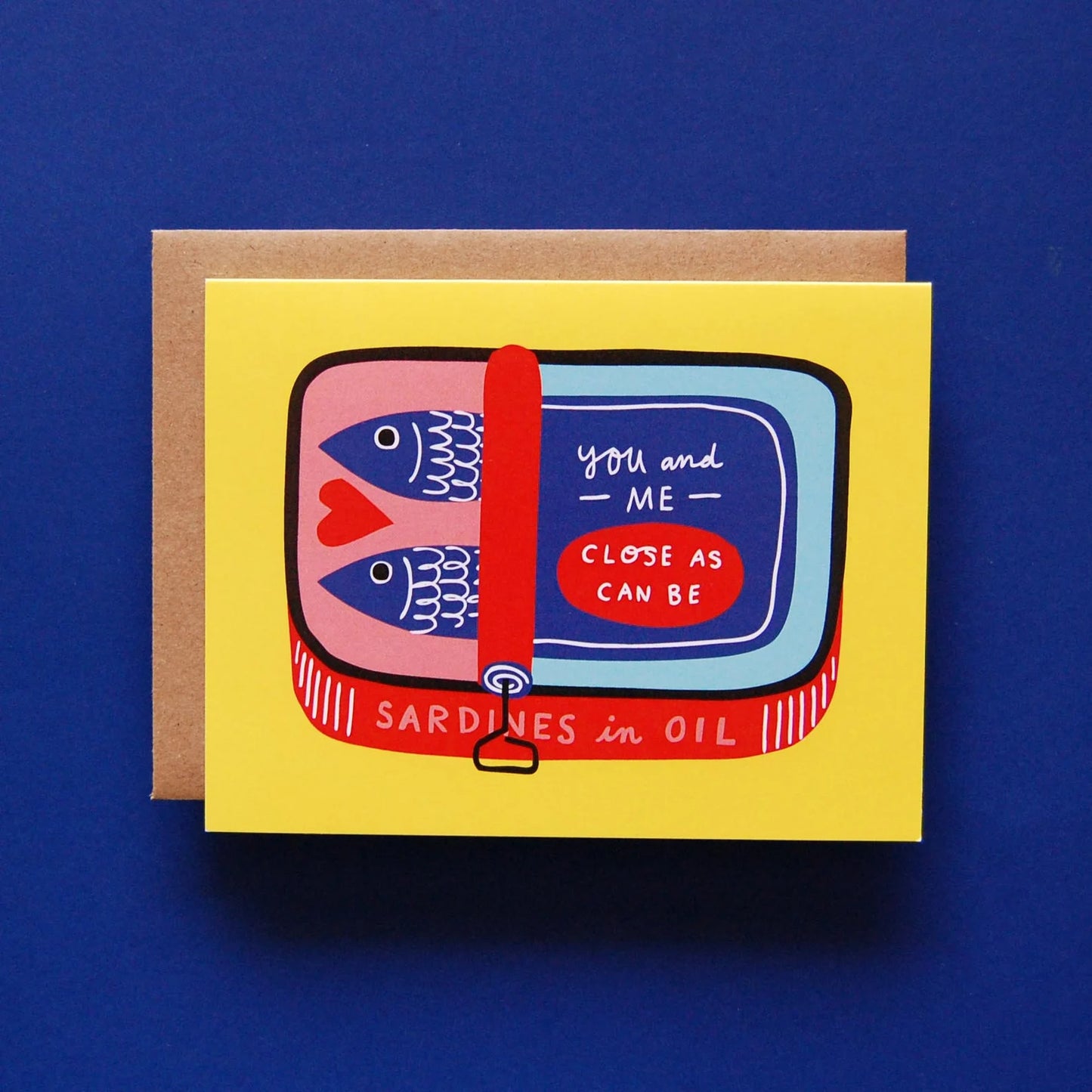 Sardines Love & Friendship Card