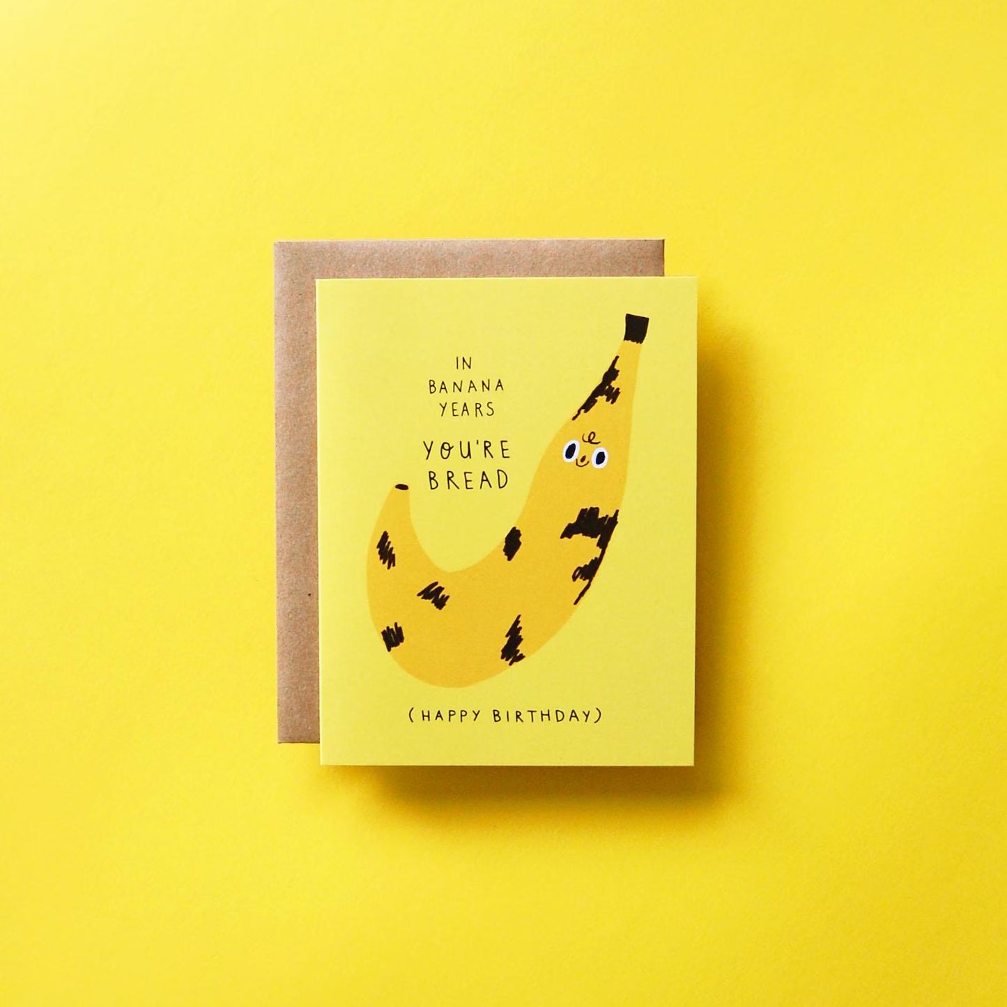 Banana Bread Birthday Card