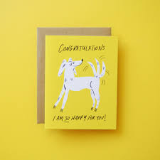 So Happy For You  Congratulations Card